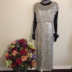 💃Sale💃💥💥Long Sequin Dress by J S Collection